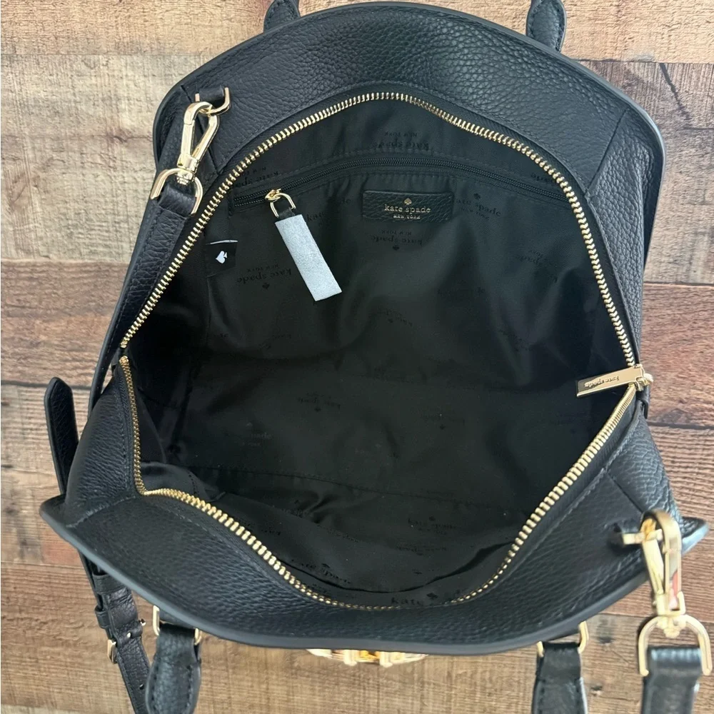 NWOT Kate Spade New York Kyla Pebbled Leather Large Satchel